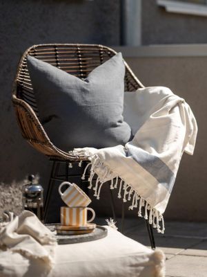 Svanefors Tim Pläd Blå 125x150 cm