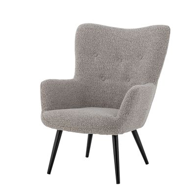 Fåtölj Natur Polyester Perry | Bloomingville