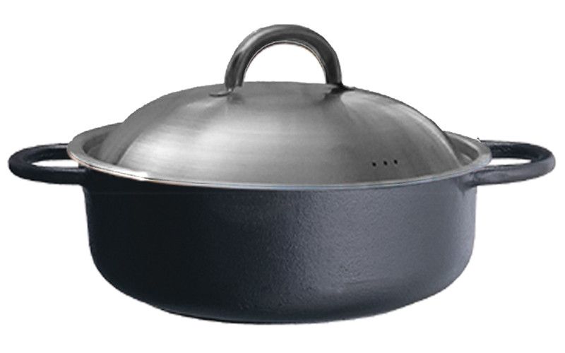 Rund Gryta 3L, Rostfritt Lock Ø25 cm Ronneby Bruk