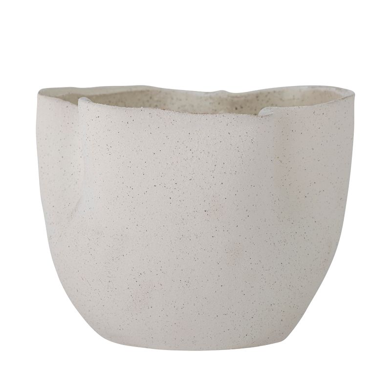 Kruka Vit Stengods Sanam | Bloomingville