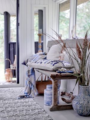 Bänk Natur Återvunnet furuträ | Bloomingville Creative