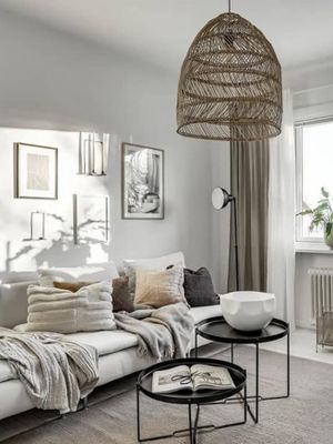 PR Home Maja Taklampa Wicker Natural 53 cm Natur