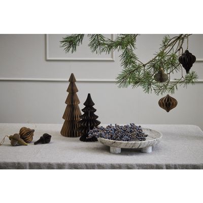 Lene Bjerre Esille Bricka Linne Marmor L32 cm