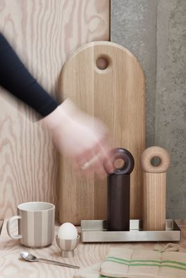 OYOY Bakku Bricka Stål Rostfritt Ø10 cm