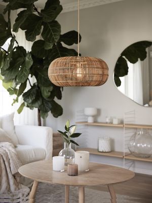 Zuri Taklampa Natur 51cm | PR Home