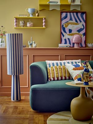 Bloomingville Bubbi Hylla, Gul, Mdf L80xH22,5xW17 cm