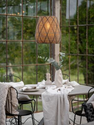 PR Home Lollo Taklampa Natur/Svart 38 cm Natur