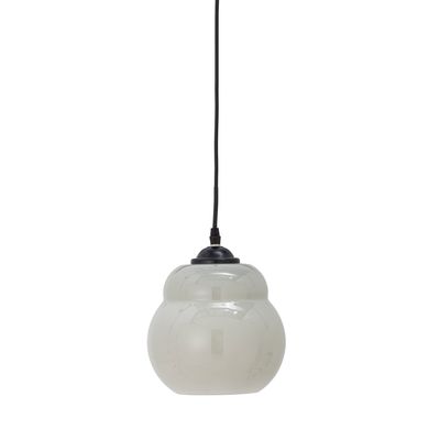 Taklampa Grå Glas Motella | Bloomingville