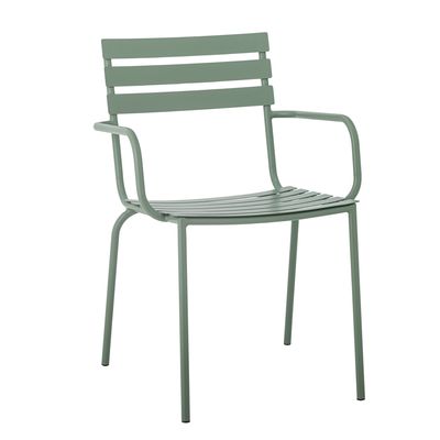 Matsalsstol Grön Galvaniserad metall Monsi | Bloomingville