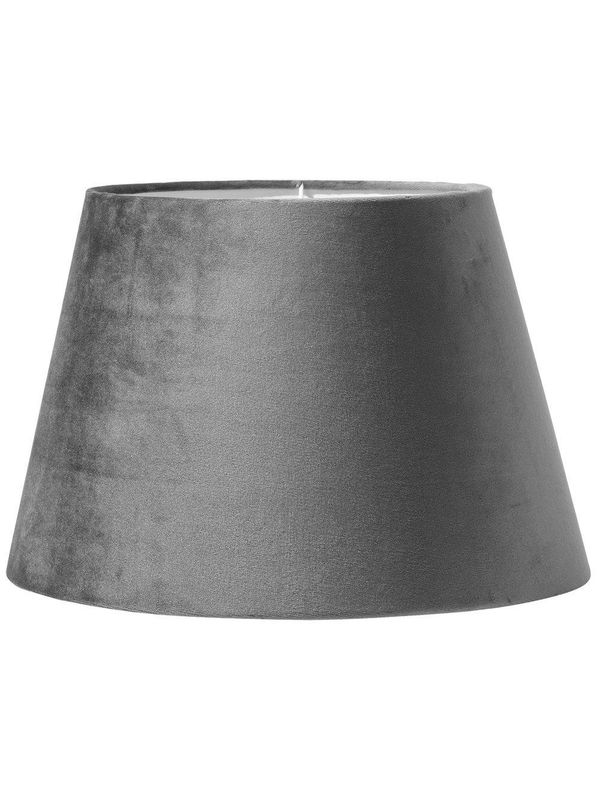 PR Home Oval Sammet Grå 25cm