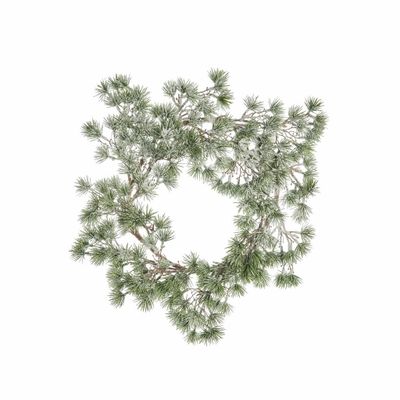 Lene Bjerre Vintia LED Krans H10 cm Grön/Offwhite Ø45 cm