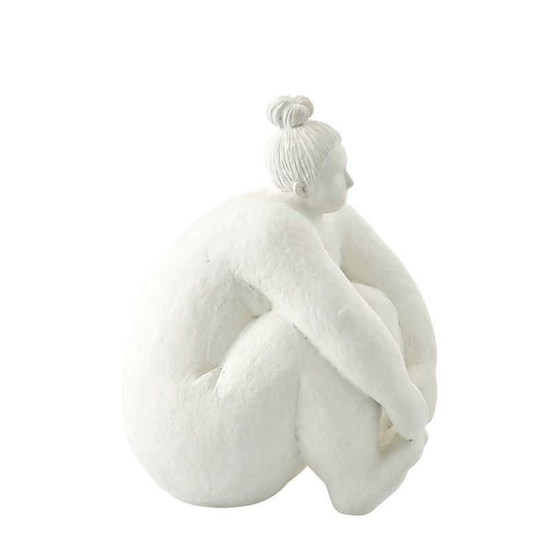Serafina Dekoration Vit Polyresin 19x18x24 Lene Bjerre