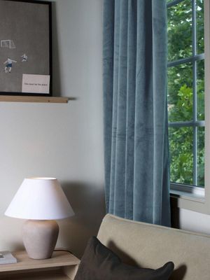 Svanefors Estelle Gardin 2-pack Denim 135x280 cm