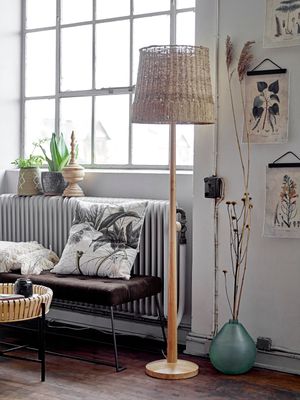 Golvlampa Natur Rotting | Bloomingville Creative
