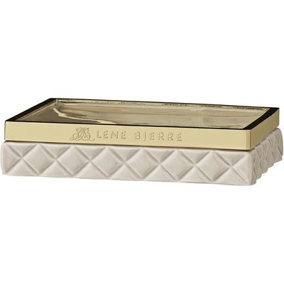 Lene Bjerre Portia Tvålfat 3 cm Kamel/Ljusguld