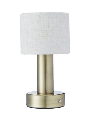 PR Home Tiara Bordslampa Laddbar antikmässing