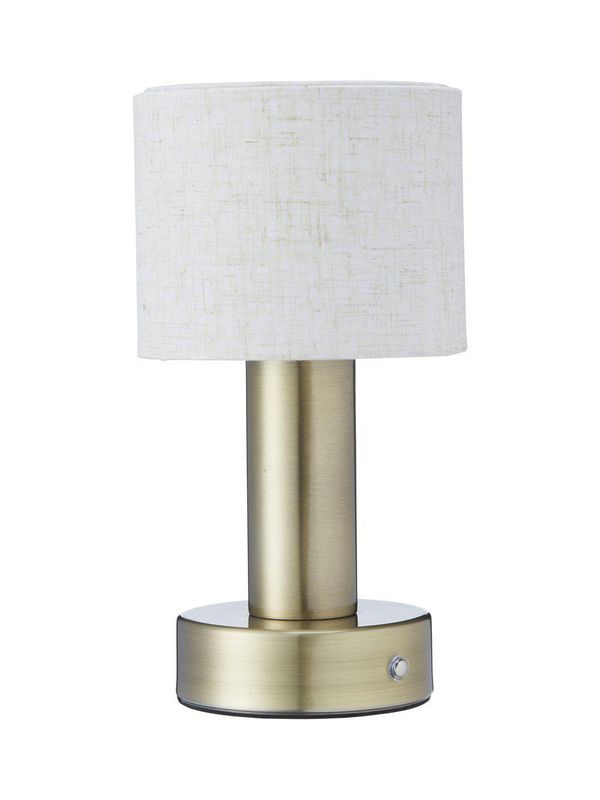 PR Home Tiara Bordslampa Laddbar antikmässing