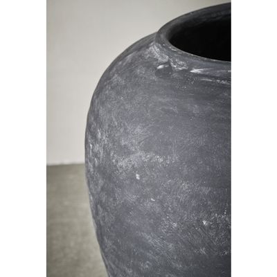 Lene Bjerre Catia Vas Svart Keramik H55 cm