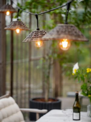 PR Home Flex Outdoor ljusslinga inkl 5st Lisen 27 cm Natur