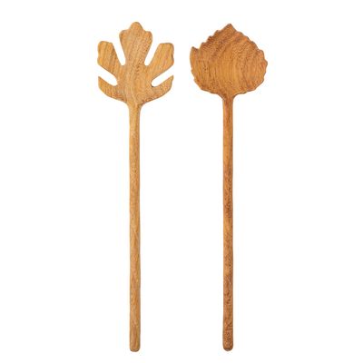 Salladsbestick Natur Doussiéträ Karol Set om 2 | Bloomingville