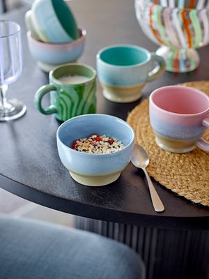 Mugg Grön Stengods Safie | Bloomingville