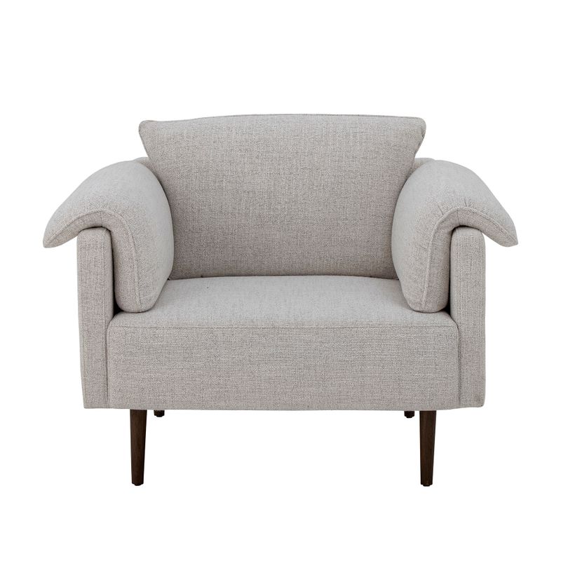Fåtölj Vit Polyester Chesham | Bloomingville