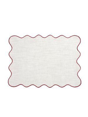 Svanefors Sabina Tablett 4-pack Vinröd 35x45 cm
