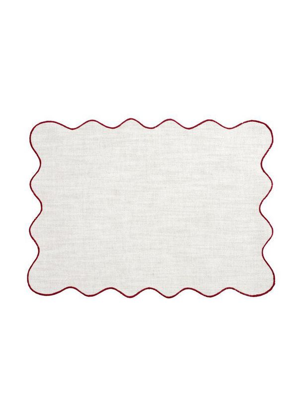 Svanefors Sabina Tablett 4-pack Vinröd 35x45 cm