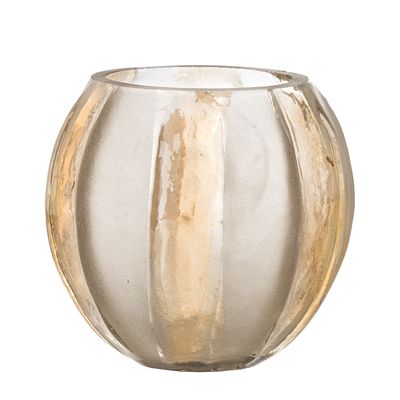 Värmeljushållare Guld Återvunnet glas Felisia | Bloomingville