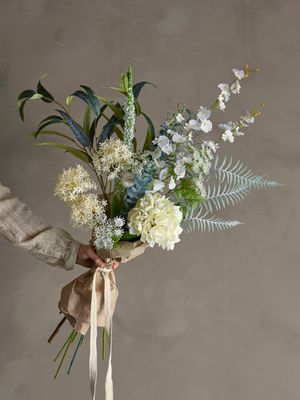 Bukett Vit Konstgjorda blommor Symphonie | Bloomingville