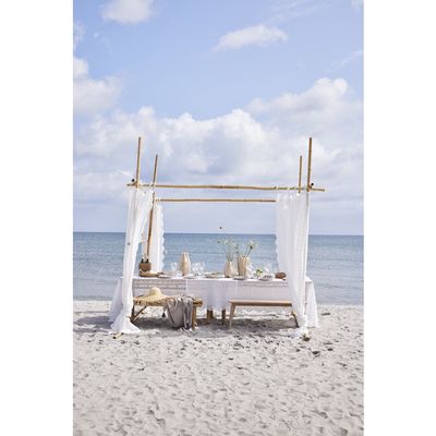 Lene Bjerre Eloise Gardin Benvit Polyester 250x160 cm