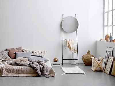 Dekorationsvas Vit Terrakotta Berican | Bloomingville