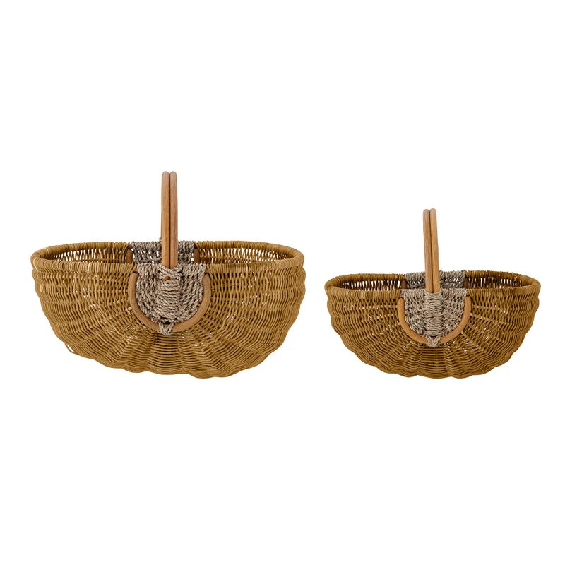 Korg Natur Rotting Vibber Set om 2 | Bloomingville