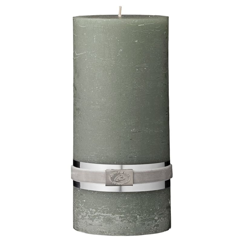 Blockljus Rustic Vintergrön Paraffin Lene Bjerre