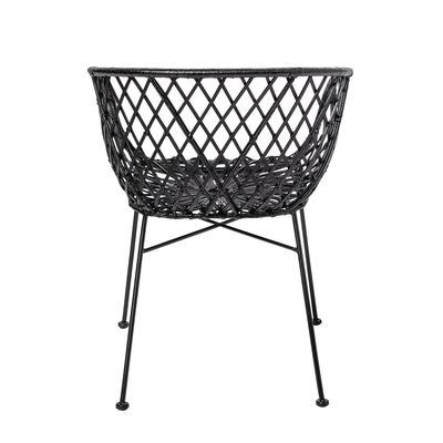 Kama Loungefåtölj Svart Rotting H76cm Bloomingville