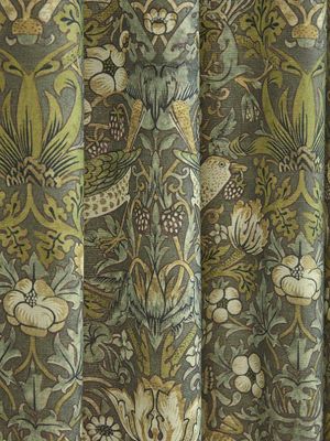 Svanefors Vilja Gardin 2-pack Grön 130x250 cm