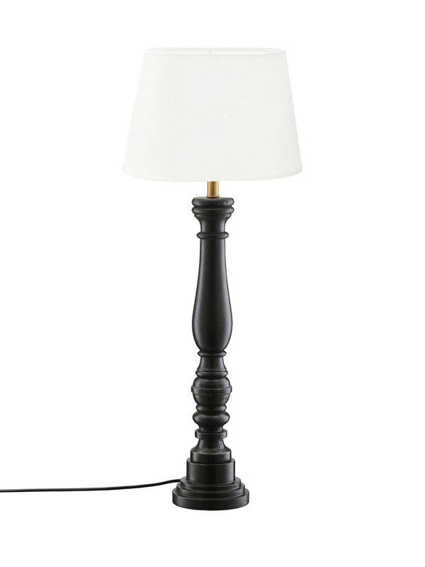 PR Home Doris Bordslampa med oval Skärm 64 cm Rustik Svart