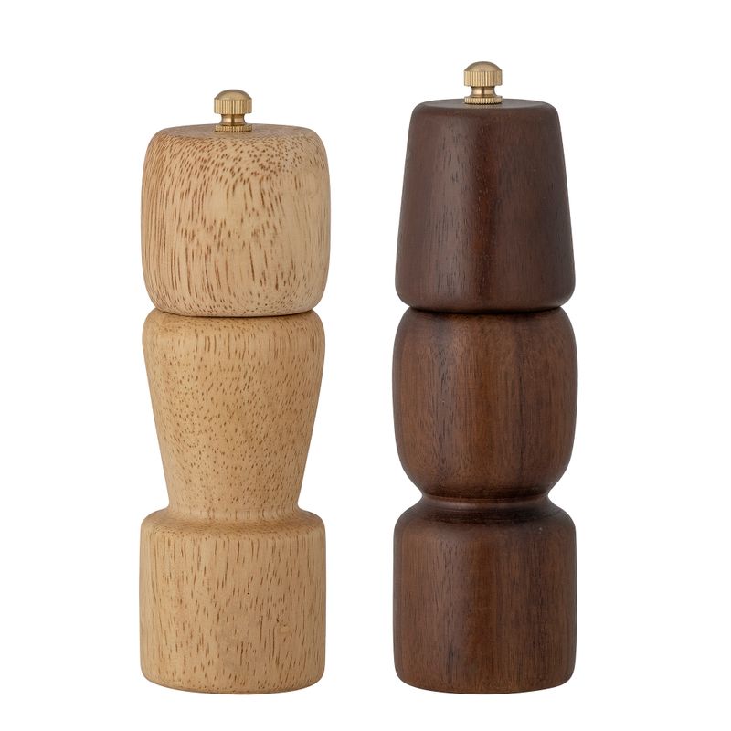 Salt- och pepparkvarn Natur Akacia Sabri Set | Bloomingville
