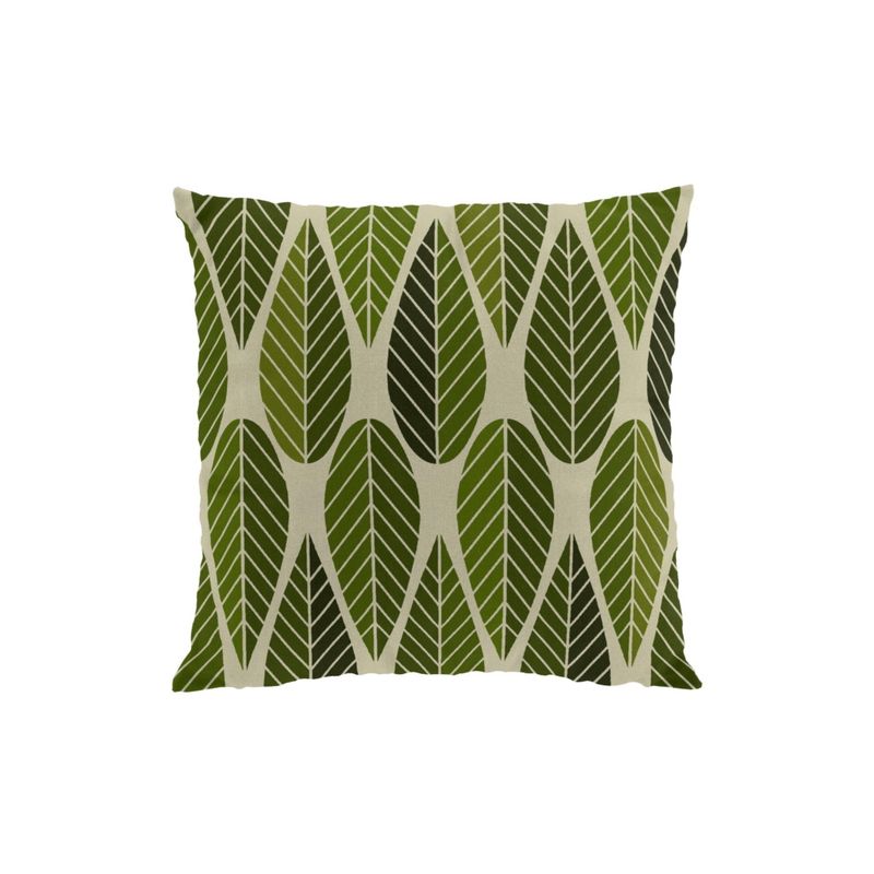 Blader (culla) grön kuddfodral Arvidssons Textil