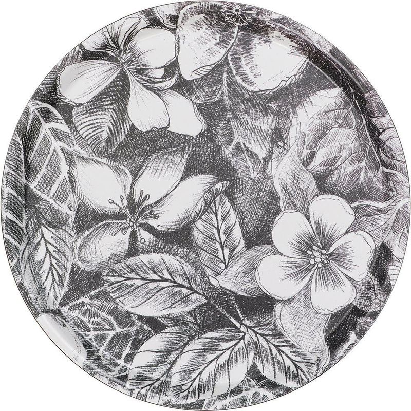 Svanefors Sonia Bricka Svart Ø38 cm