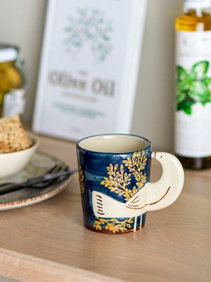 Kopp Blå Stengods Hezha | Bloomingville