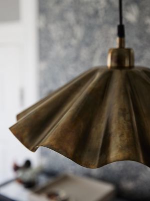 Aira Taklampa Oil brass 41cm Mässing | PR Home