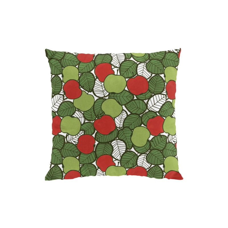 Päppel grön/röd kuddfodral Arvidssons Textil