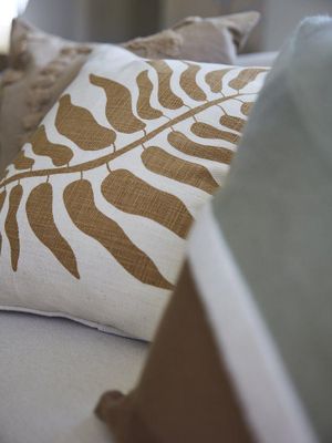 Svanefors Plant Kuddfodral Iskaffe 45x45 cm