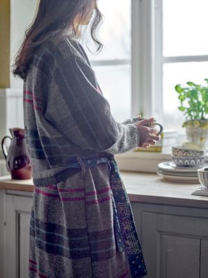 Kimono Grå Upcycled | Bloomingville Creative
