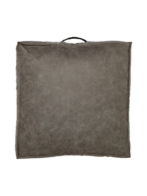 Lycke Sittpuff Mörkbrun 50x50x15cm | Svanefors
