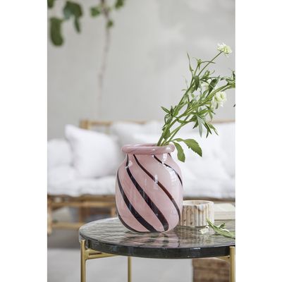 Lene Bjerre Marla Sidobord Ljusguld Järn H50 cm