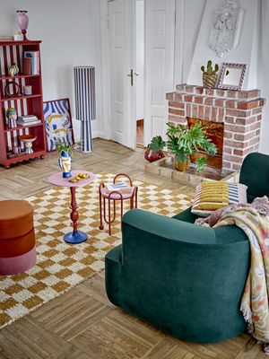 Morgan Soffa Grön Polyester L165 cm Bloomingville