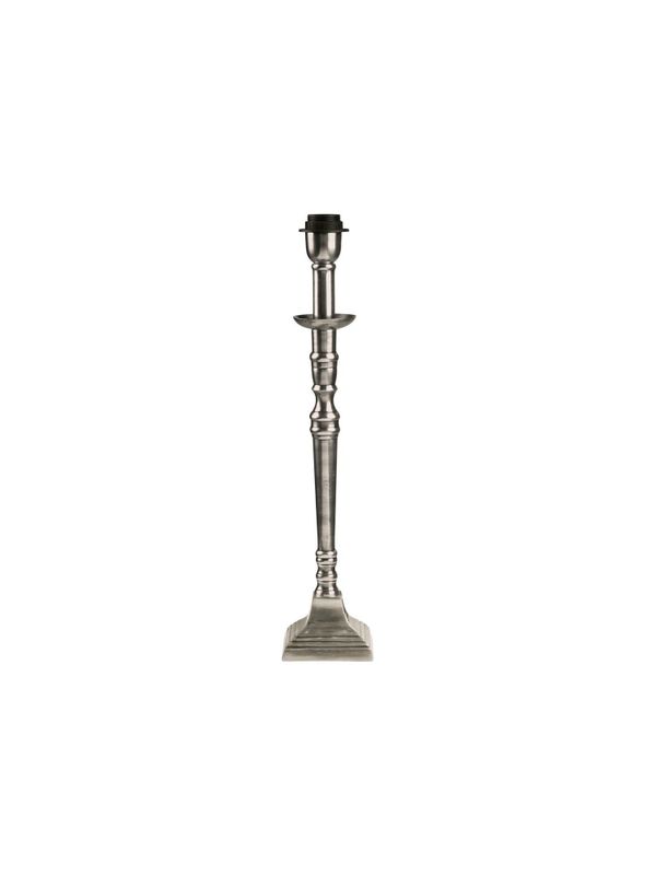 Salong Lampfot Antiksilver 42cm | PR Home