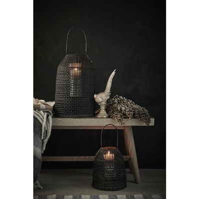 Lene Bjerre Hazel Lykta Svart Rotting H45 cm